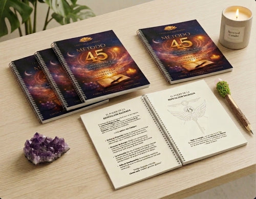 Cuaderno Método 45 | Códigos Sagrados y Manifestación Consciente - versión DIGITAL PARA IMPRIMIR